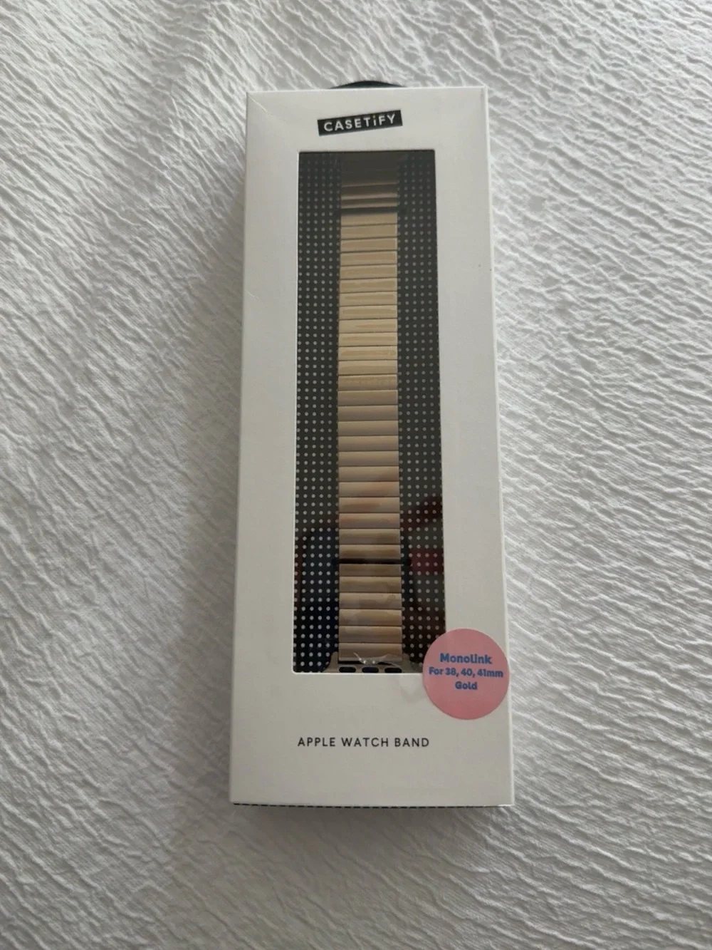 Casetify Gold MonoLink Apple Watch Band